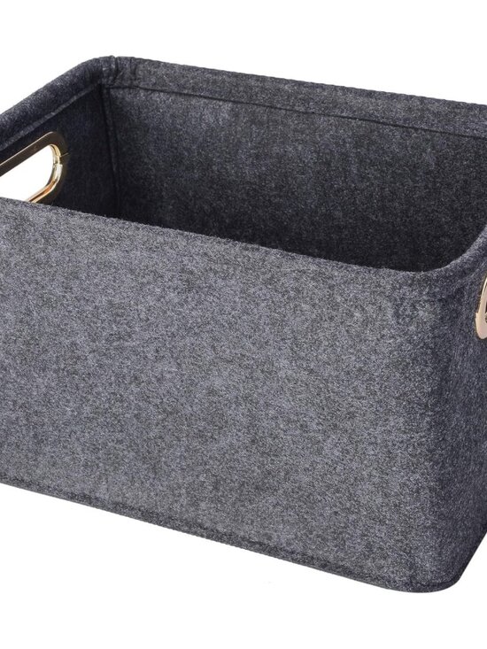 Other - Collapsible Storage Bins Foldable Felt Fabric Storage Basket Organizer Boxes Con